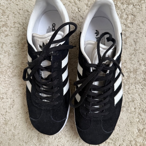 Adidas Gazelle W Black Suede Size US 5.5 UK 4 - Picture 2 of 11